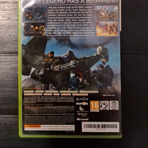 Halo Reach Xbox 360 παιχνίδι μεταχειρισμένο, action
