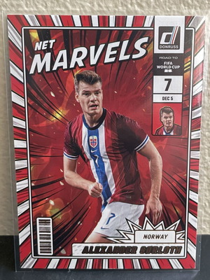 2025-26 Panini Donruss Road to World Cup Insert Alexander Sorloth Net Marvels card like new