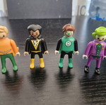 Playmobil lot of 4 superhero figures