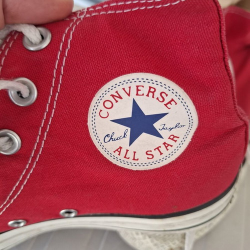 Converse All Star sneakers used, women's size 37.5, red