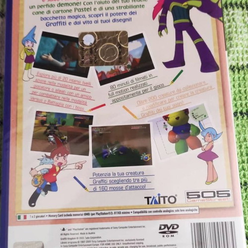 Graffiti Kingdom PS2 new with shrink wrap, Italian case and manual