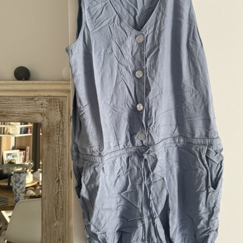 Esmara sleeveless short jumpsuit like new, blue, size XXXL