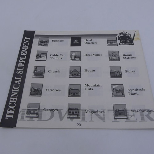 Midwinter Masters Of Strategy IBM PC game used, vintage big box