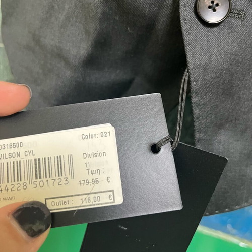 Boss vest grey graphite new large 100% wool