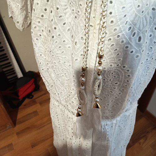 Women's white dress, size S-M