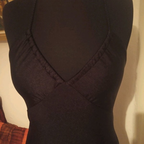 One-piece swimsuit used, black, size small