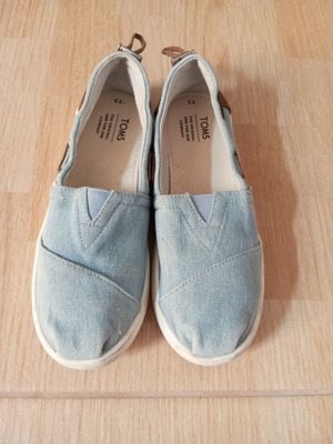 Toms Bimini Sneaker νούμερο 35 σαν καινούργιο, γαλάζια με καφέ λεπτομέρειες