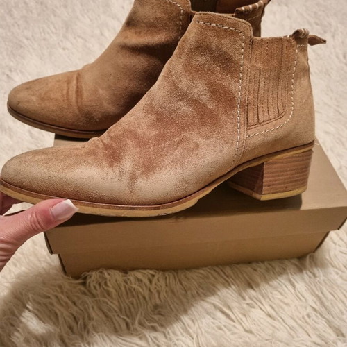 Alpe ankle boots used, size 41, suede leather