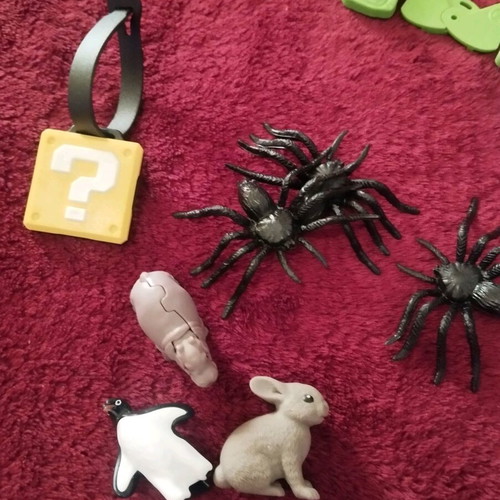 Toy figures used, pack of 25 for party favors