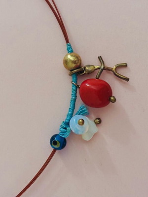 Summer necklace handmade, new
