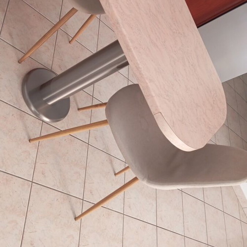 Chairs beige color set of 8 used