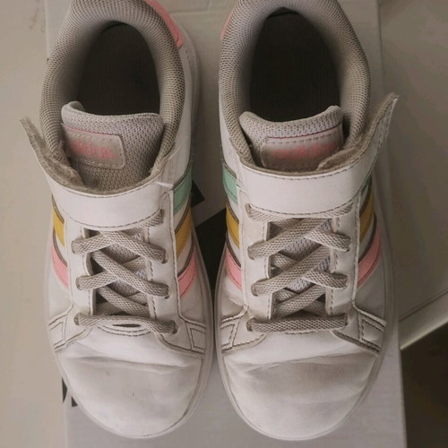 Adidas Grand Court 2.0 kids sneakers size 29 like new