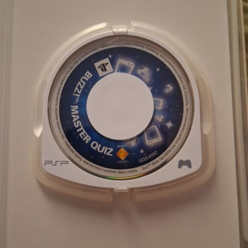 Buzz Master Quiz PSP game