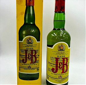 J&B Old Scotch Whiskey Justerini & Brooks LTD 750ml Συλλεκτικό Vintage