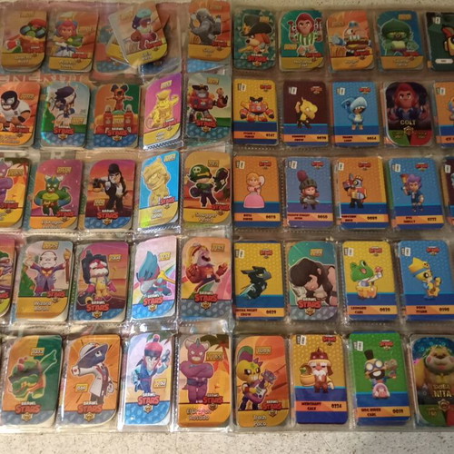 Brawl Stars metal tags used, 225 tags and 12 stars in album