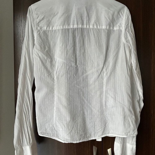 TOMMY HILFIGER, No M, white, long sleeve, used, women's.