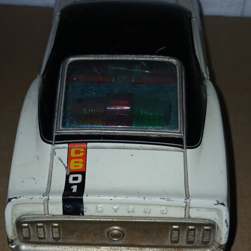 Vintage Taiyo Ford Mustang παιχνίδι από λευκοσίδηρο μεταχειρισμένο