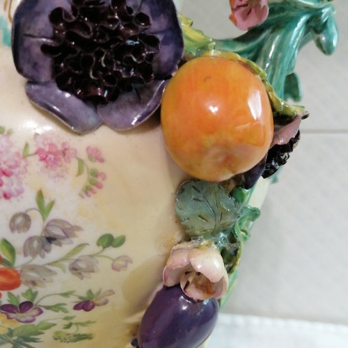Vintage porcelain used, Victorian era, height 43 cm