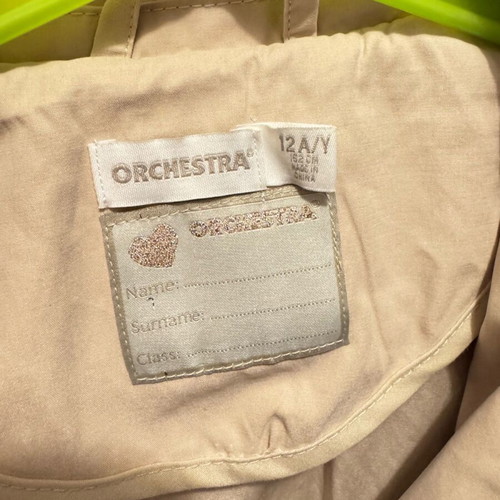 Orchestra light coat beige 11-12 years new
