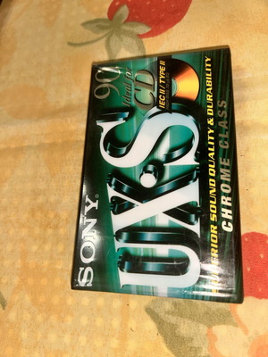 Sony UX-S 90 Type II Chrome cassette tape new