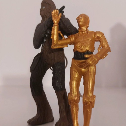 Starwars keychain figures new, set of 2 pieces