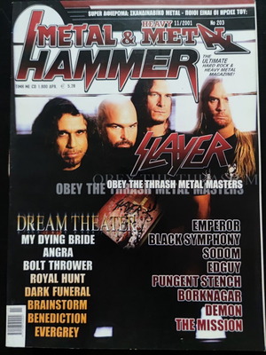 Metal Hammer & Heavy Metal magazine issue 203 November 2001
