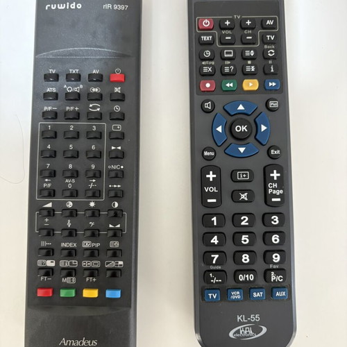 TV remote controls used, pack of 2 or single