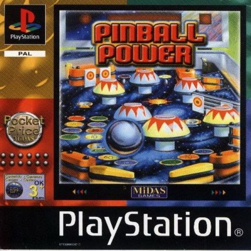 Pinball Power PlayStation (PS1) used without case and manual