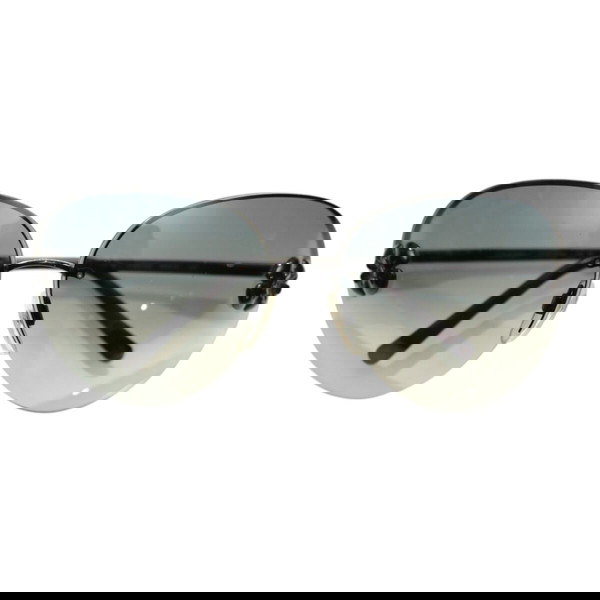 CHANEL 4134 1268G Black Gray Gradient Lenses Camellia aviator sunglasses