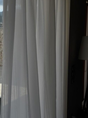Chytiroglou white curtains like new