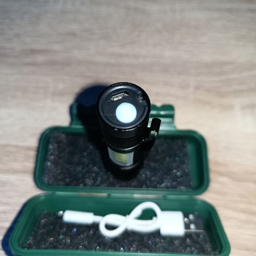 Mini Aluminum LED Flashlight Rechargeable New