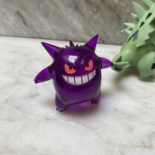 Pokemon figures pack used with Tyranitar, Gengar, Steelix