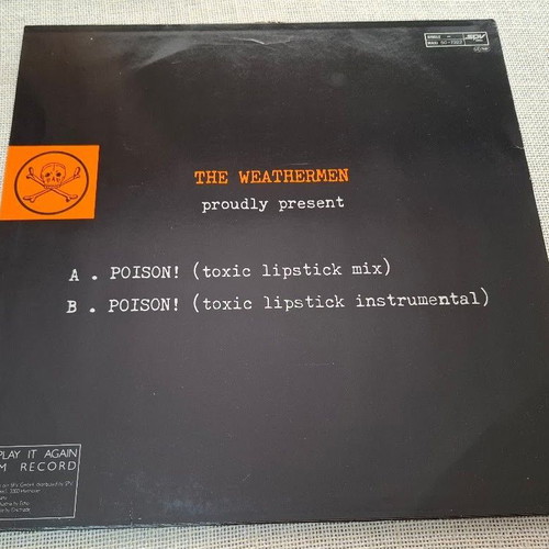The Weathermen Poison 12' ηλεκτρονικό maxi single