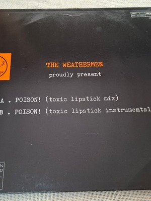The Weathermen Poison 12' ηλεκτρονικό maxi single