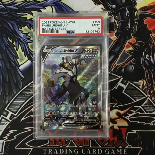 Rapid Strike Urshifu V Battle Styles 153/163 Pokemon PSA Mint 9