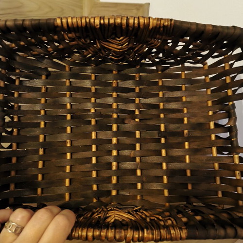 Wicker baskets used, set of 2 with minor damages