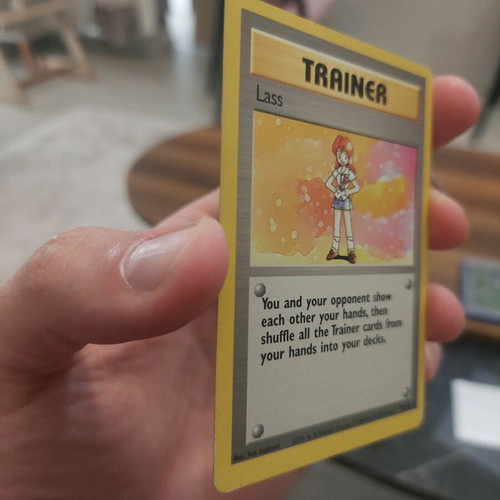 Lass #75 Base Set Pokemon card like new
