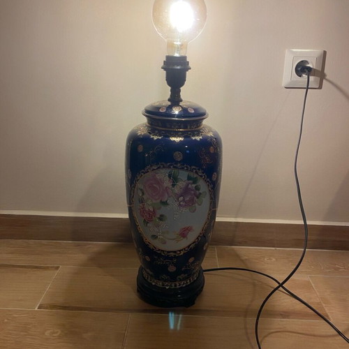 Chinese vase lamp 50 cm like new