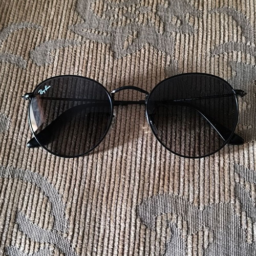 Ray-Ban sunglasses RB3447N 002/71 black metal frame like new