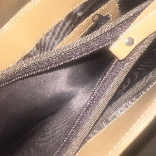 Artisti Italiani leather shoulder bag, camel