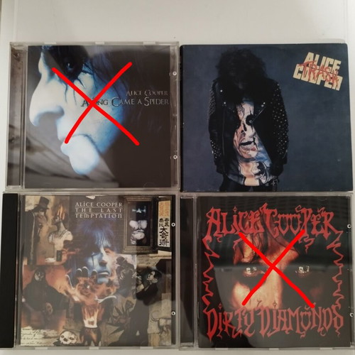 Alice Cooper pack of 2 CDs like new