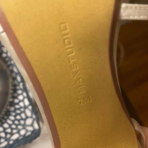 Maxstudio bridal platform heels size 37, new, beige-cream