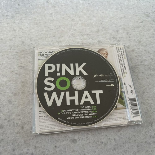 P!nk So What CD single, pop