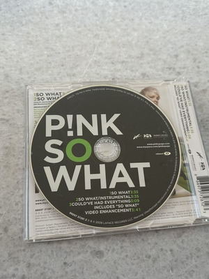 P!nk So What CD single, pop
