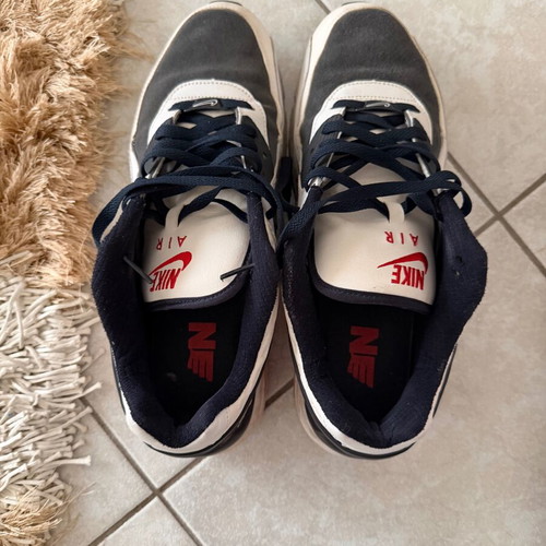 Nike Air Max Ltd sneakers used, size 46, white and blue