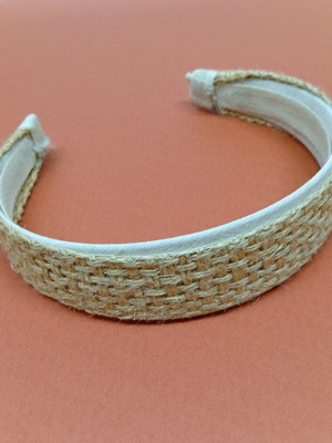Straw headband 4cm thick new