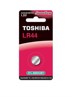Toshiba LR44 1.5V battery new
