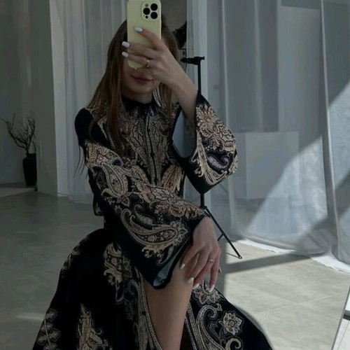 Dress large like new, black and white