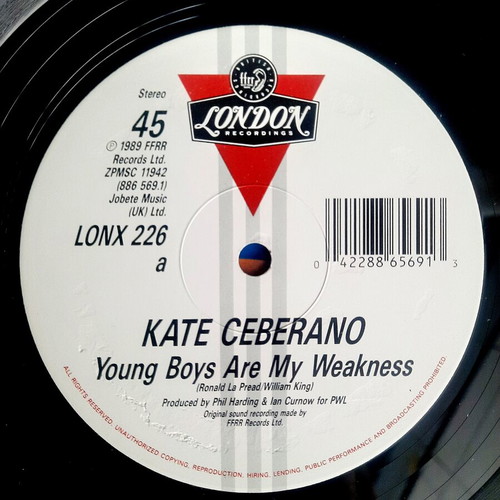 Kate Ceberano Young Boys Are My Weakness 12" vinyl