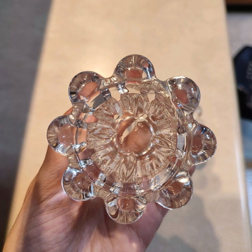 Crystal candlesticks set like new